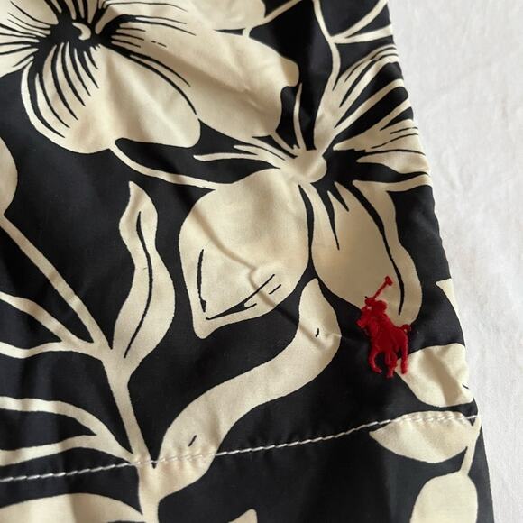 Polo by Ralph Lauren Hawaiian Floral Swim Trunks Shorts Size 28 Small NWT - Picture 3 of 10